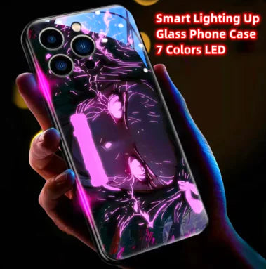 Smart LED Light Up Glass Phone Case For iPhone