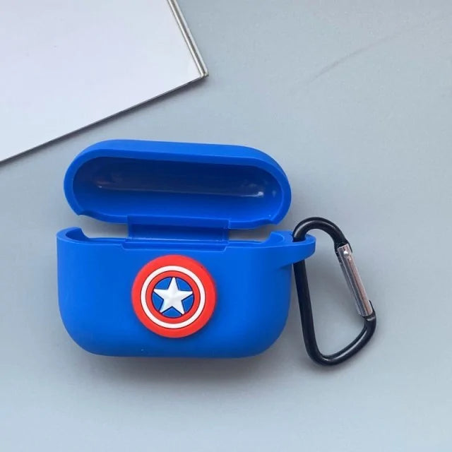 Marvel and DC characters Silicone Case For Airpods