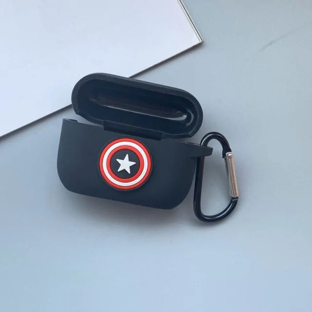 Marvel and DC characters Silicone Case For Airpods